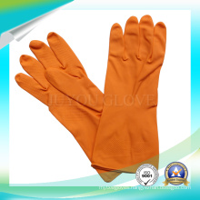 Anti Acid Latex Exam Household Work Gloves with ISO Approved